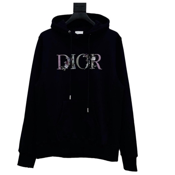 DIOR Hoodie Flower logo - Picture 3 of 5